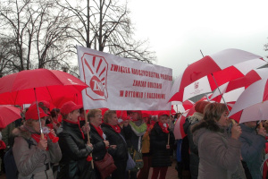 Akcja protestacyjna przeciwko zmianom w Ustawie o systemie oświaty i Ustawie Karta Nauczyciela - 2013